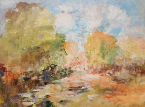 Oil painting - I love autumn!