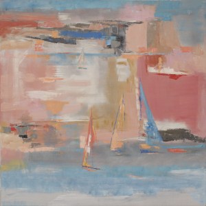 Oil painting - Sailing in the city 3 Pink lemonade