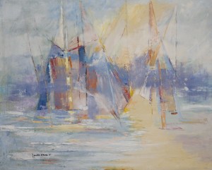 Oil painting - The shape of reflections