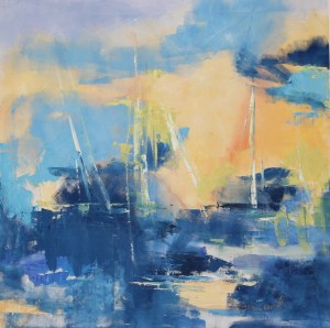 Oil painting - Rock the boat