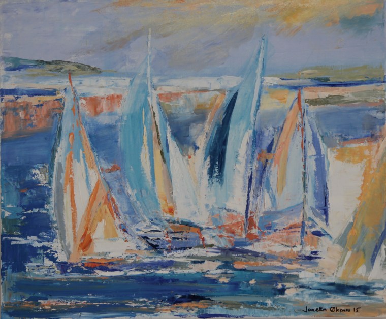 Oil painting - Let’s go!