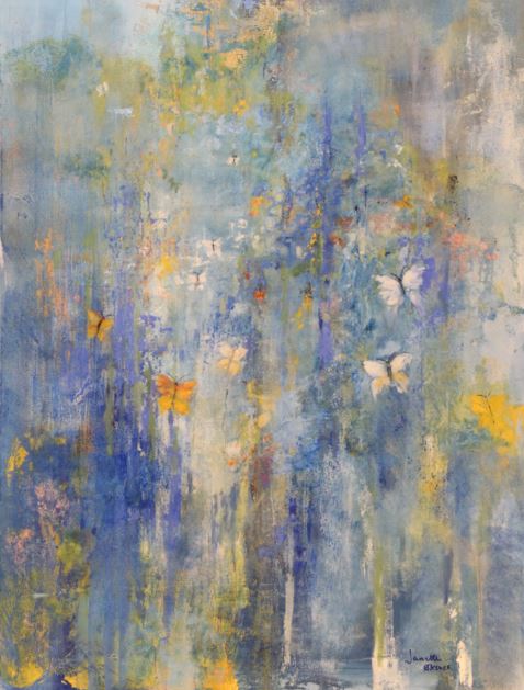 Oilpainting by Janette Oksnes Distant Blue.JPG