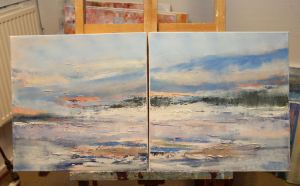 Oil painting - Lost in the grey